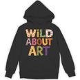 Wild About Art Books Animal Safari Children's Art Teacher Unisex Hoodie Wild About Art Books Animal Safari Children's Art Teacher Unisex Hoodie