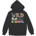 Wild About Reading Reading Books & Bookworm For Book Reader Unisex Hoodie
