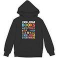 I Will Read Books On A Boat With a Goat On Train Book Lover Unisex Hoodie I Will Read Books On A Boat With a Goat On Train Book Lover Unisex Hoodie