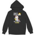 Women's 100 Chance Of Reading Book Lover Unicorn Unisex Hoodie