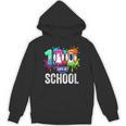 Women's 100 Days Of School Dripping Baseball Boys Kids Teacher Unisex Hoodie Women's 100 Days Of School Dripping Baseball Boys Kids Teacher Unisex Hoodie