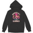 Womens Book Girl Summer Beach Vacation Book Lover Unisex Hoodie