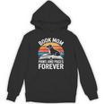 Women's Book Mom Dog Lover Paws And Pages Forever Unisex Hoodie