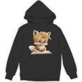 Women's Cute Fox Reading Book Lover Animal Graphic Baby Portrait Unisex Hoodie