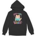 Women's Just A Girl Who Loves Books Reading Read Book Bookworm Unisex Hoodie Women's Just A Girl Who Loves Books Reading Read Book Bookworm Unisex Hoodie