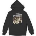 Women's Im Not Procrastinating Im Doing Side Quests Book Lover Unisex Hoodie