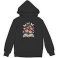 Women's Open Book Flowers Butterflies Blooming Saying Unisex Hoodie