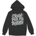 Women's I Read Past My Bedtime Book Lover Reading Quote Unisex Hoodie