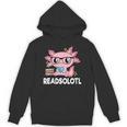 Women's Readsolotl Axolotl Book Lover Reading Women Girls Kids Unisex Hoodie
