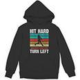 Women's Retro Hit Hard Run Fast Turn Left Baseball Lover Unisex Hoodie Women's Retro Hit Hard Run Fast Turn Left Baseball Lover Unisex Hoodie