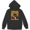 Women's These Are The Good Old Days Cat Reading A Book Unisex Hoodie