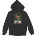 Women's Unearth A Story Summer Reading 2026 Dinosaur Book Floral Unisex Hoodie Women's Unearth A Story Summer Reading 2026 Dinosaur Book Floral Unisex Hoodie