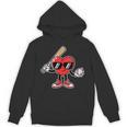 Women's Valentines Day Heart Baseball Player Sports Boys Kids Men Unisex Hoodie