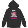 Yoshi Born To Be A Bookworm Personalized Unisex Hoodie