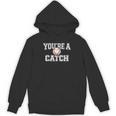 You'Re A Catch Baseball Pun Heart Kids Boys Valentines Unisex Hoodie You'Re A Catch Baseball Pun Heart Kids Boys Valentines Unisex Hoodie