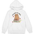 100 Days Of Chill Cute Capybara School Book Lover Unisex Hoodie