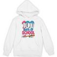 100 Days Of School Baseball Drip Bat 100th Day Of School Boy Unisex Hoodie 100 Days Of School Baseball Drip Bat 100th Day Of School Boy Unisex Hoodie