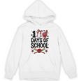 100 Days Of School Coquette Bow Baseball 100th Day Girl Kid Unisex Hoodie 100 Days Of School Coquette Bow Baseball 100th Day Girl Kid Unisex Hoodie