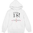 18th Birthday Party Guest Book 18 Years 2001 Unisex Hoodie