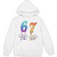 67 Meme Baseball Kids Girls Humor Number 6 7 Unisex Hoodie 67 Meme Baseball Kids Girls Humor Number 6 7 Unisex Hoodie