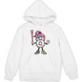 8th Birthday Baseball Ice-Cream Drip 8 Years Old Boys Girls Unisex Hoodie