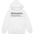 Abibliophobia Reader Top Bookworm Reading Unisex Hoodie Abibliophobia Reader Top Bookworm Reading Unisex Hoodie
