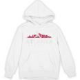 Atlanta Baseball Vintage Player Minimalist Skyline Retro Unisex Hoodie Atlanta Baseball Vintage Player Minimalist Skyline Retro Unisex Hoodie