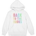 BACK TO THE BOOKS Happy First Day School Future Grads Premium Tri-Blend Unisex Hoodie