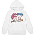 Baseball 67 Kids Ice Cream Drip Six Seven Youth Boys Unisex Hoodie
