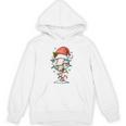 Baseball Christmas Ball Hat Snow Winter Premium Tri-Blend Unisex Hoodie
