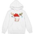 Baseball Christmas Reindeer Santa Hat Sports Player Xmas Unisex Hoodie Baseball Christmas Reindeer Santa Hat Sports Player Xmas Unisex Hoodie