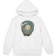 Baseball Drip Ice Cream Glove With Sprinkles And Ball Youth Premium Tri-Blend Unisex Hoodie