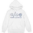 Baseball Is My Favorite Season Sports Minimalist Line Art Unisex Hoodie