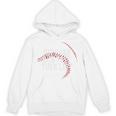 Baseball Hit Hard Run Fast Turn Left Men Boys Kid Teen Youth Premium Tri-Blend Unisex Hoodie