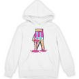 Baseball Ice Cream Drip Boys Glove Sprinkles Baseball Lover Unisex Hoodie