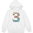 Baseball Ice Cream Drip Vehicles Youth Baseball Drip Premium Tri-Blend Unisex Hoodie