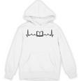 Book Heartbeat Book Shirt For Book Lover Unisex Hoodie