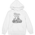 Book Lover Bookworm Feral Readers Club Raccoon Opossum Unisex Hoodie