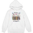 Book Lover Floral Reading Is My Happy Place Unisex Hoodie