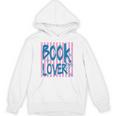 Book Lover Reading Enthusiast Bold Stripes Comfort Colors Crop Top Unisex Hoodie
