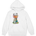Book Lover Shirt Kids Panda Lover Book Reading Unisex Hoodie