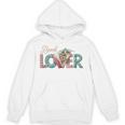 Book Lover Vintage Bookworm Floral Reading Women Girls Unisex Hoodie