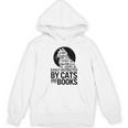 Book Reading Book Easily Distracted By Cats And Books Unisex Hoodie