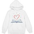 Book Reading Love Heart Library Unisex Hoodie Book Reading Love Heart Library Unisex Hoodie