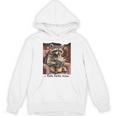 Bookish Mom Raccoon I Live Here Now Library Book Lover Unisex Hoodie