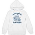 Books & Knitting Are My Therapy Reading Knitting Lover Craft Unisex Hoodie