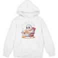 Books And Boos Reading Ghost Premium Tri-Blend Unisex Hoodie