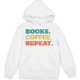 Books Coffee Repeat Unisex Hoodie