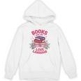 Books Are My Love Language Retro Bookish Pink Valentine Unisex Hoodie Books Are My Love Language Retro Bookish Pink Valentine Unisex Hoodie