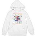 Books Reading Ugly Christmas Book Lover Unisex Hoodie